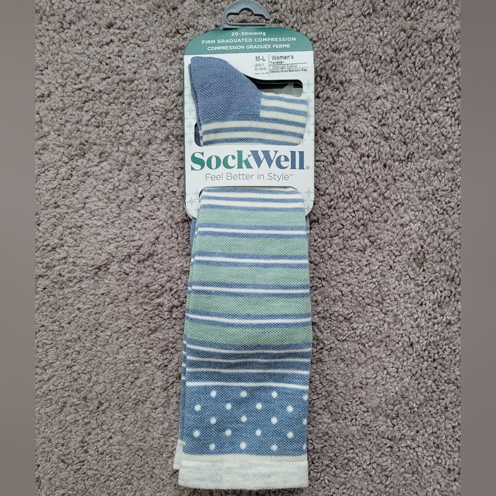 M/L Women's Sockwell Firm Compression Socks